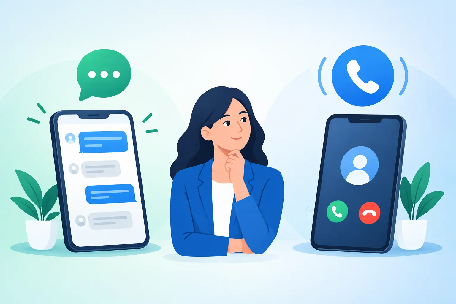 SMS Follow Up Versus Calls: Which Books More?